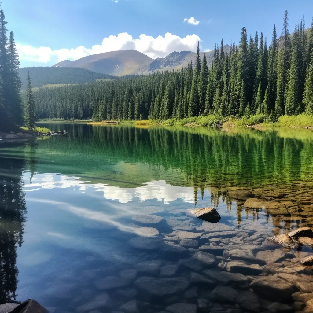 a lake for fishing in colorado