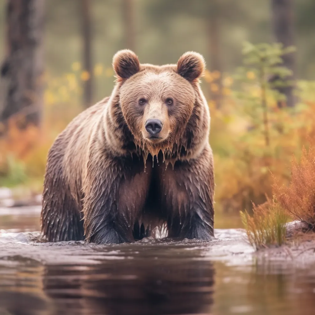 A photograph of a North American Brown Bear