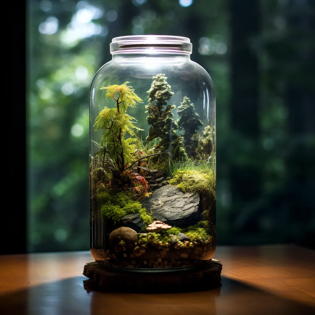 a garden in a jar